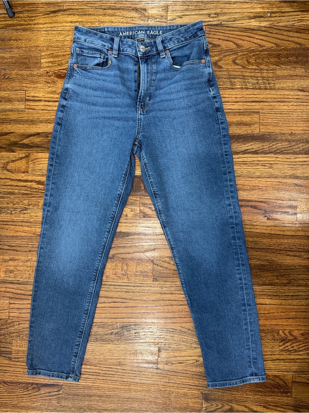American Eagle Outfitters High-Rise Medium Blue Women's Jeans